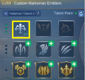 tier 1 custom marksman emblem