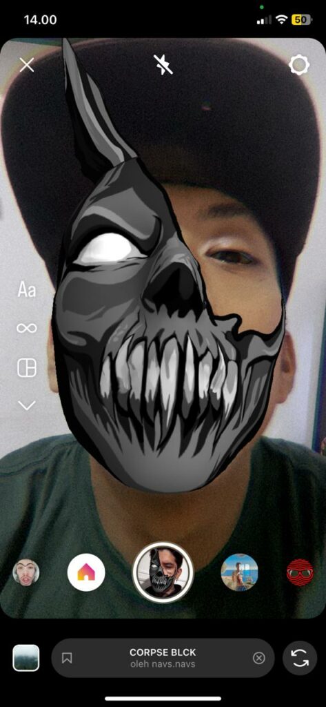 Filter IG Cowok Aesthetic Corpse BLCK by navs.navs