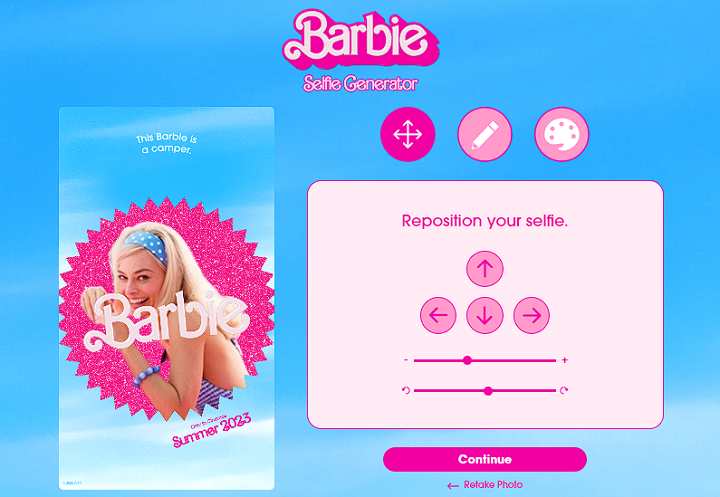 barbie selfie ai generator