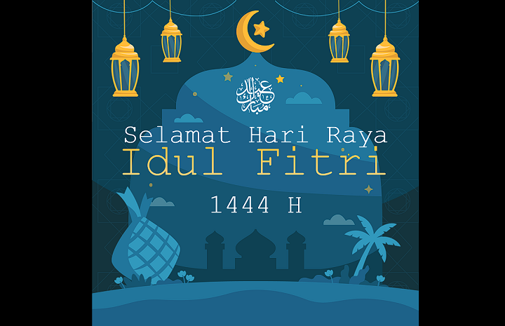 template ppt idul fitri 1444 H