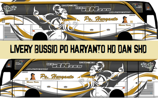 Download livery bussid po haryanto hd shd jernih
