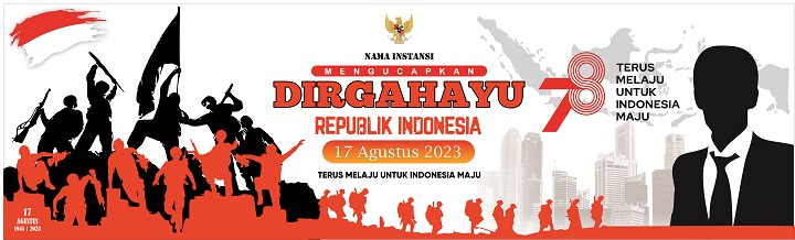 Desain Spanduk 17 agustus 2023