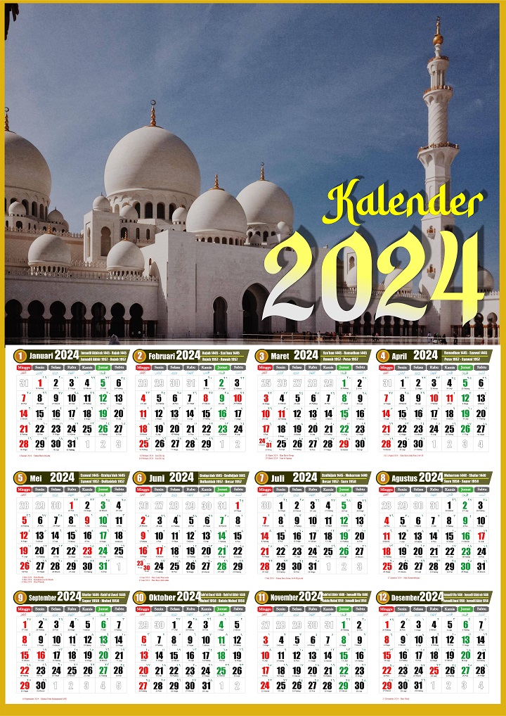 kalender 2024 islami