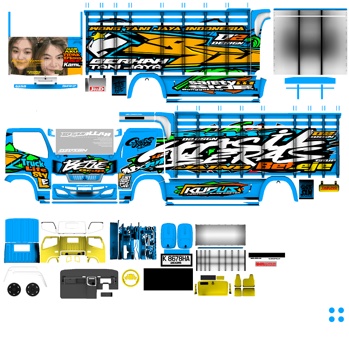 livery bussid truck canter full sticker mbois