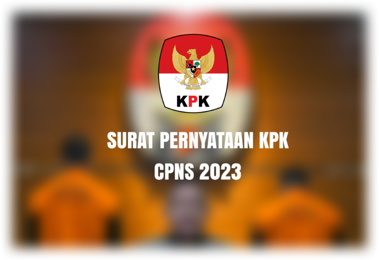 surat pernyataan kpk