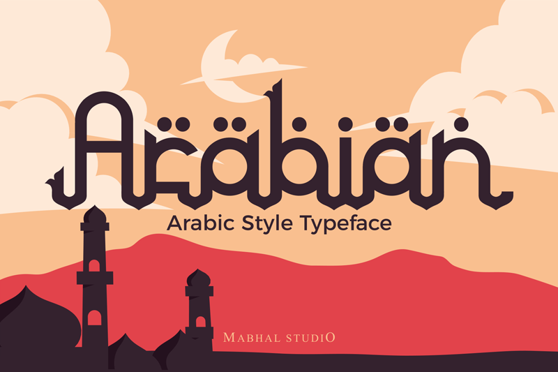 font pixellab arabian