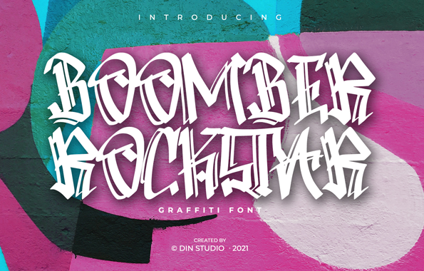 font boomber rockstar graffiti