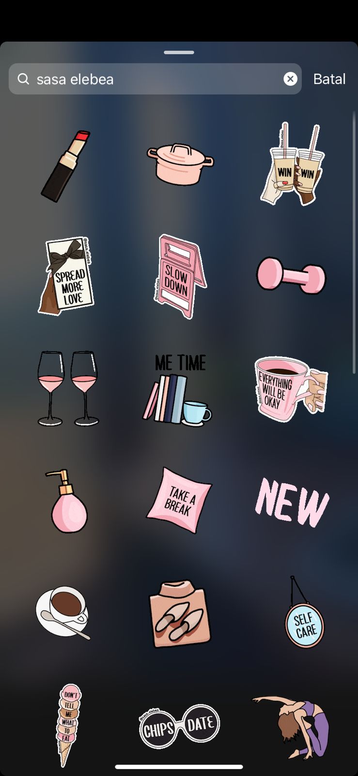 Nama Stiker Ig Aesthetic Terbaru Ayomart Id