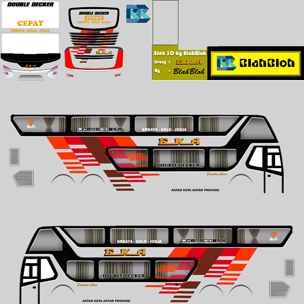 livery bussid Eka SDD by BlahBloh