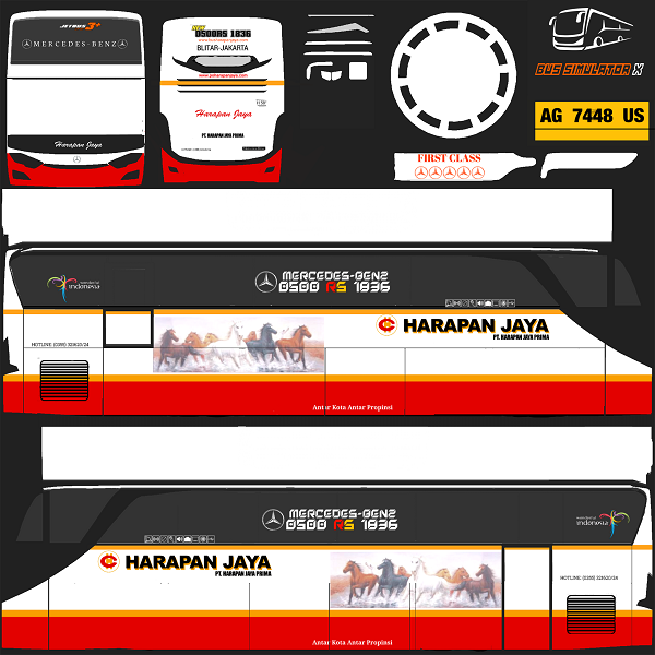 livery bus simulator x harapan-jaya