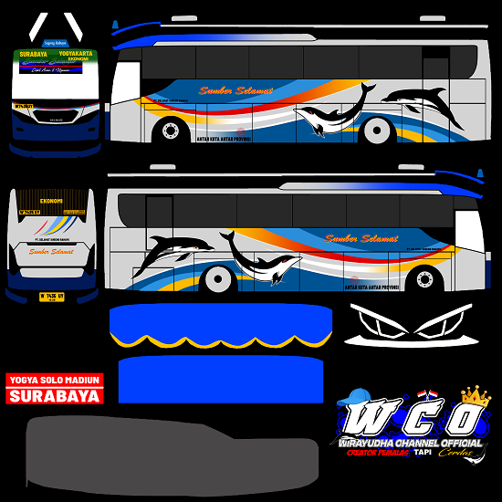 LIVERY BUS SUMBER SELAMAT 7435 (UPDATE BANNER)