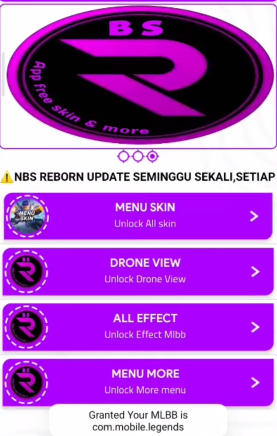klik menu skin