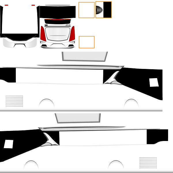 TEMPLATE HD bussid