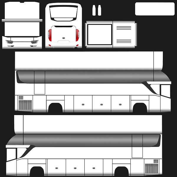 TEMPLATE livery bussid srikandi