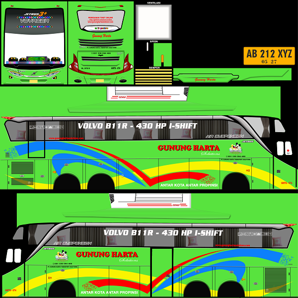 livery bussid tronton gunung harta