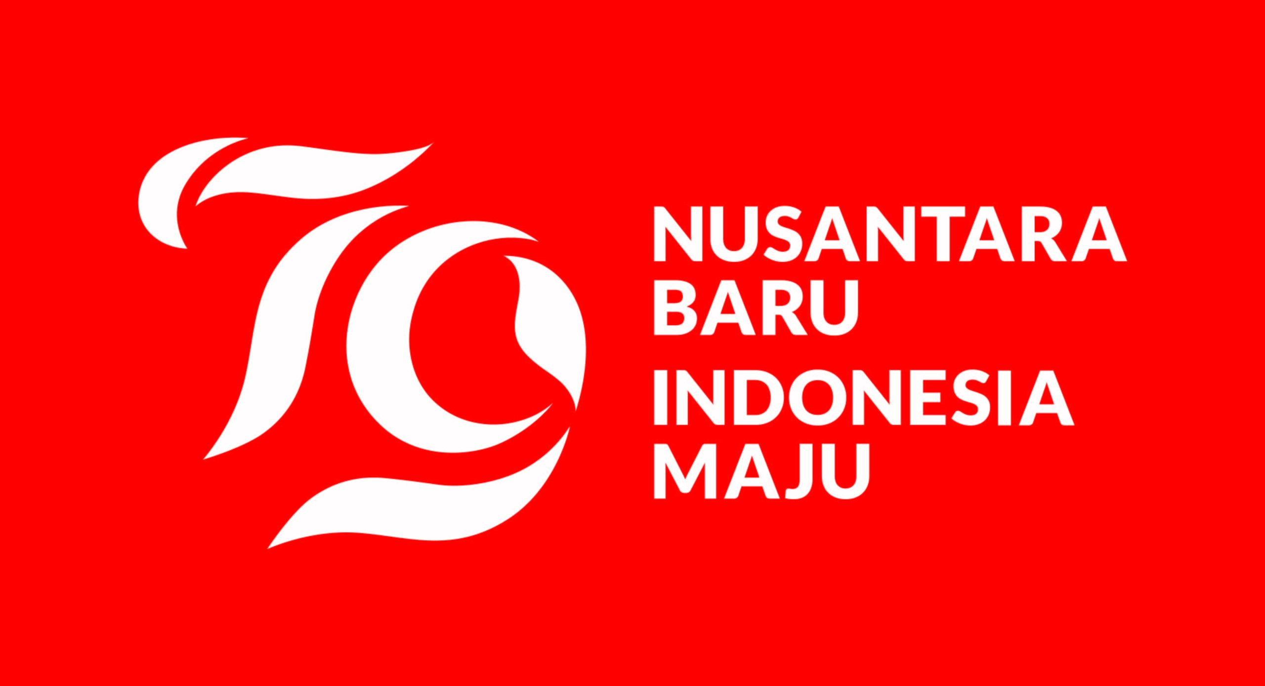 HUT RI 79 - Logo Utama - Putih