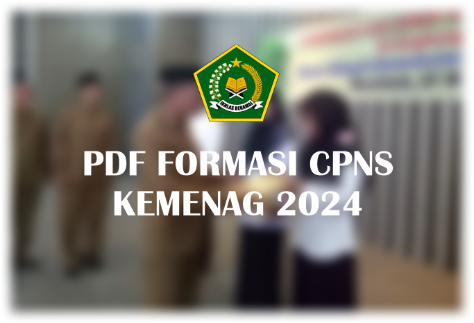 PDF FORMASI CPNS KEMENAG 2024