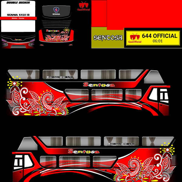 Livery Bussid SDD PNG Jernih