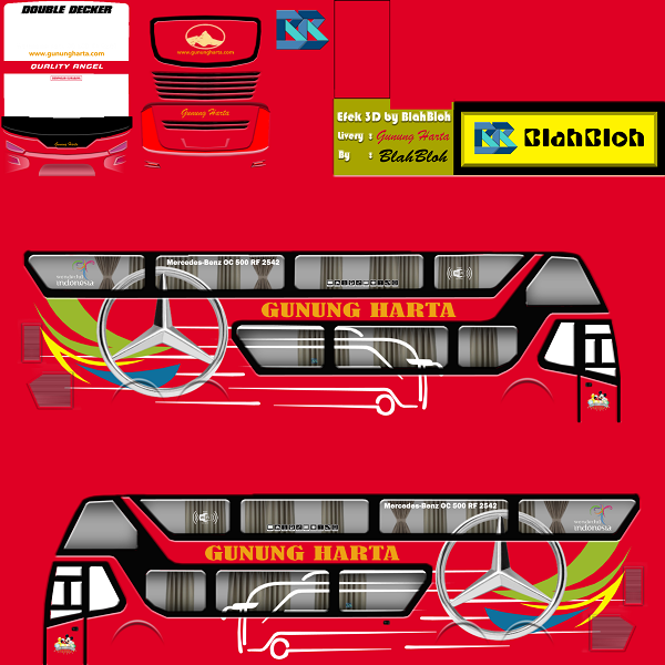 Livery Bussid SDD PNG Jernih