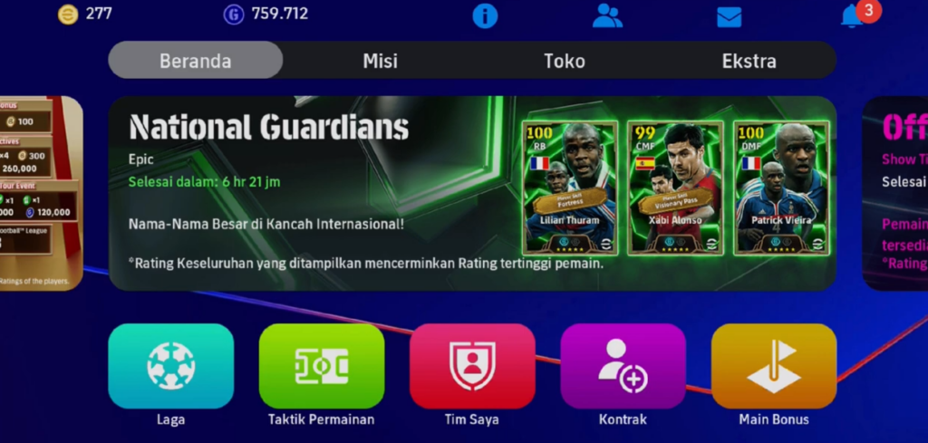 fitur efootball 2025