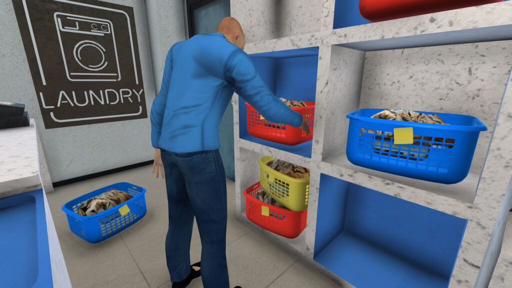 fitur laundry store simulator