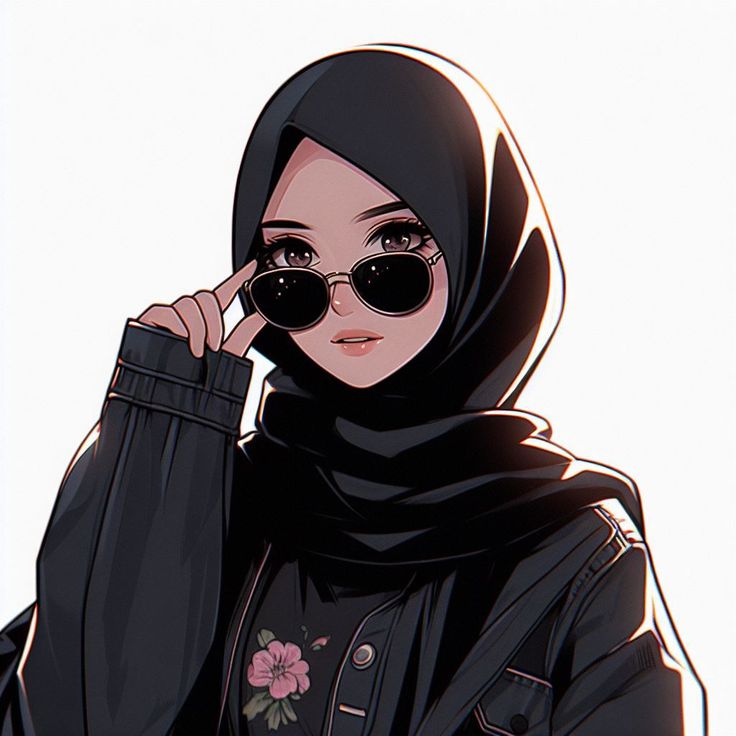 pp kartun wanita hijab