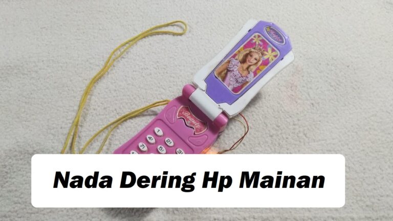 Nada Dering hp mainan