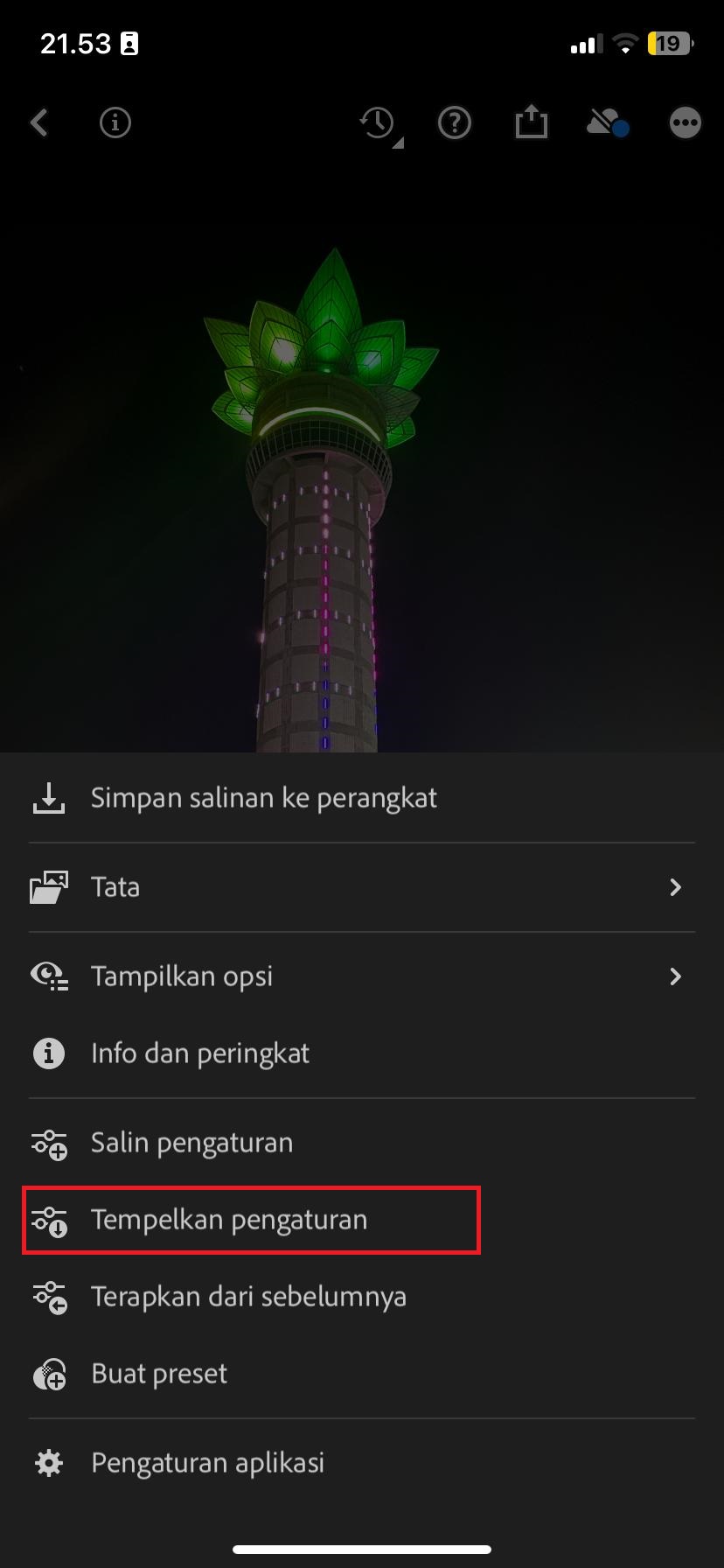 cara menggunakan lightroom iphone