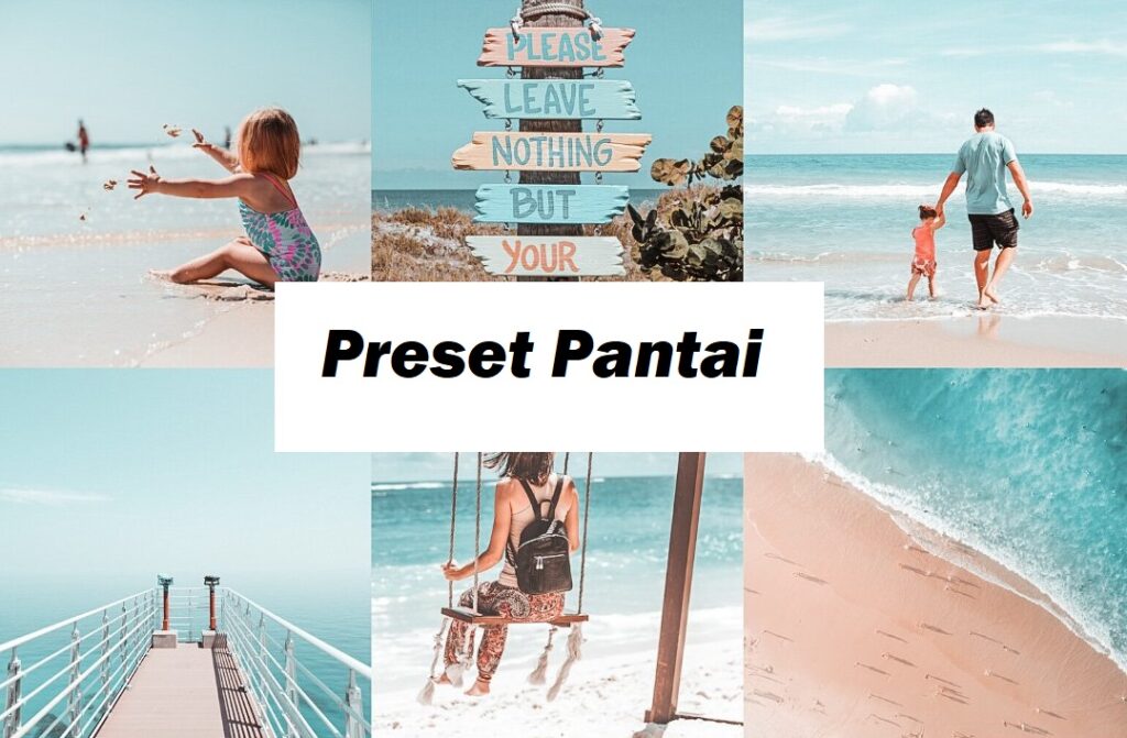 preset pantai aesthetic