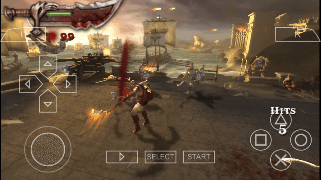 Game PPSSPP Ps2 Ukuran Kecil god of war