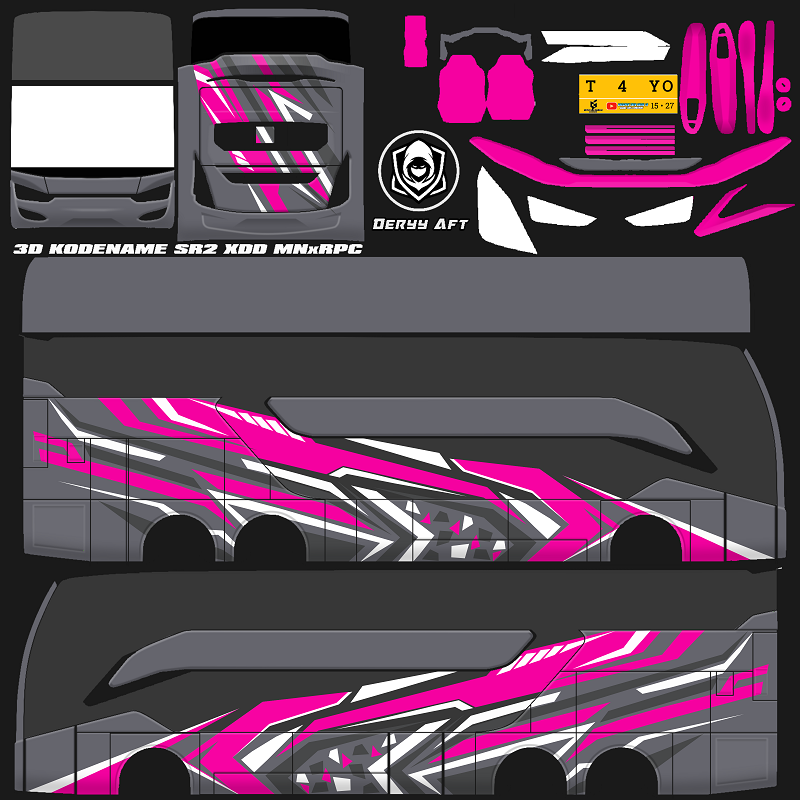 LIVERY BUSSID TINGKAT POLOSAN