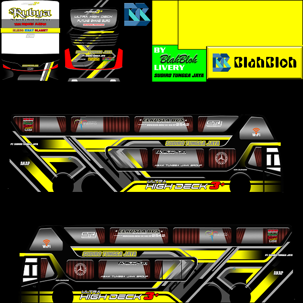 Livery Bussid Bimasena SDD Sudiro Tungga Jaya