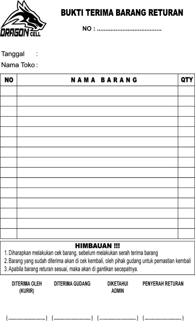 nota return
