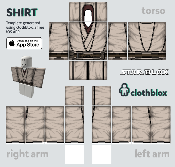 template roblox shirt