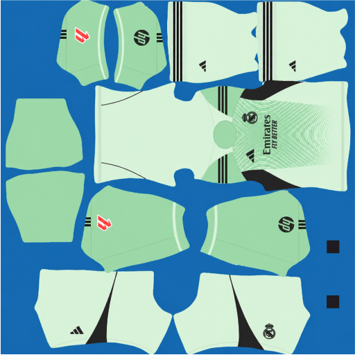 kit real madrid GK away
