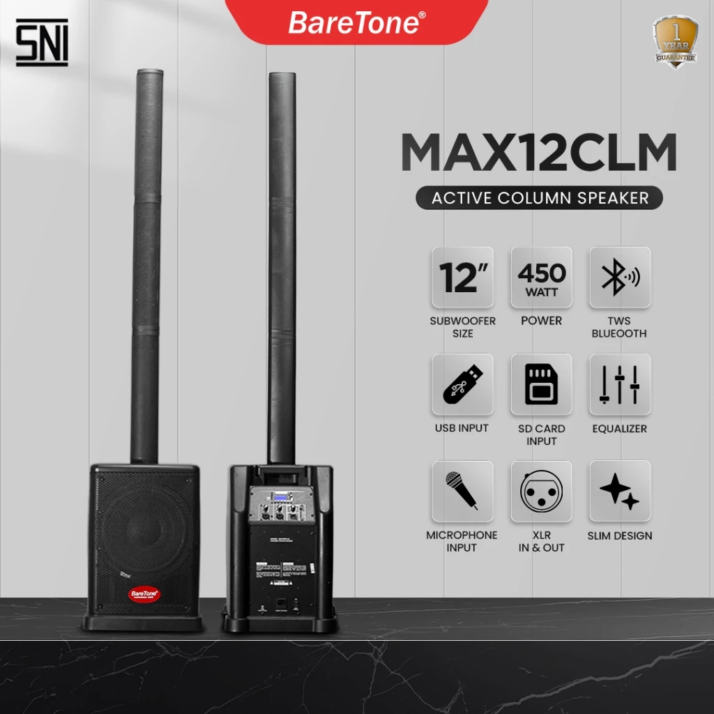 BareTone Speaker Aktif MAX12CLM