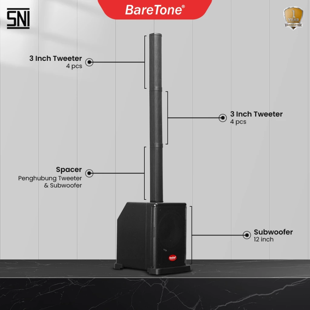 BareTone Speaker Aktif MAX12CLM